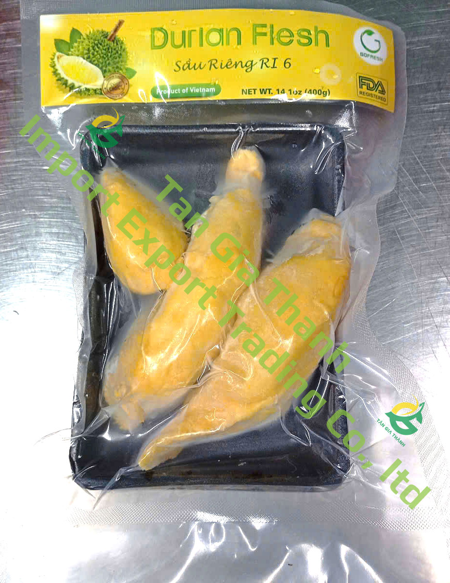 Frozen RI6 durian flesh Frozen RI6 durian flesh