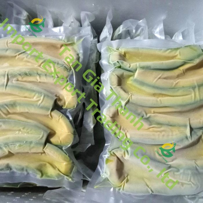 Frozen avocado half cut with lengthy shape