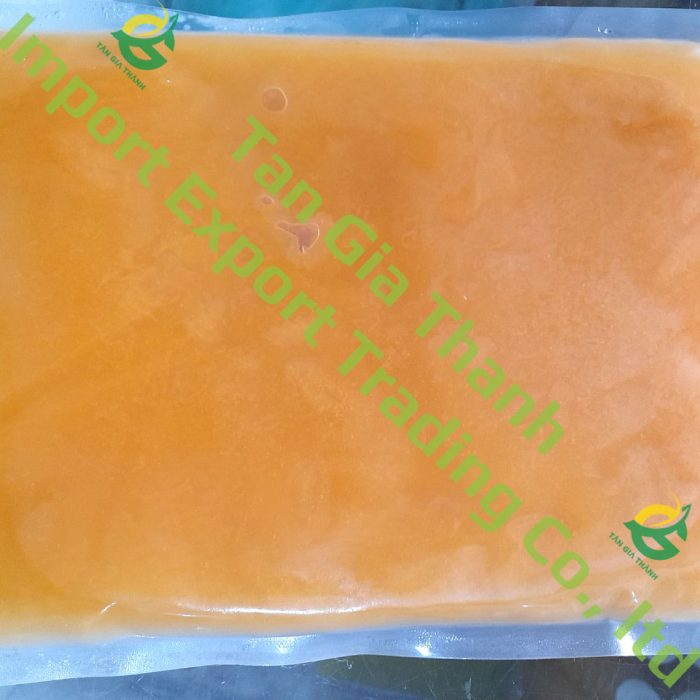 Frozen cantaloupe juice