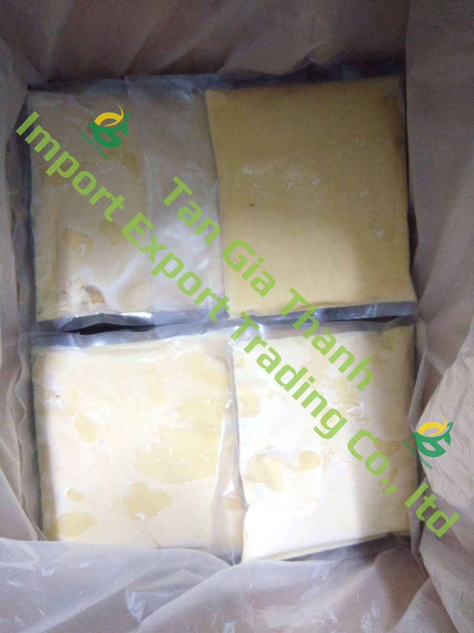 Frozen durian puree box Frozen durian puree box
