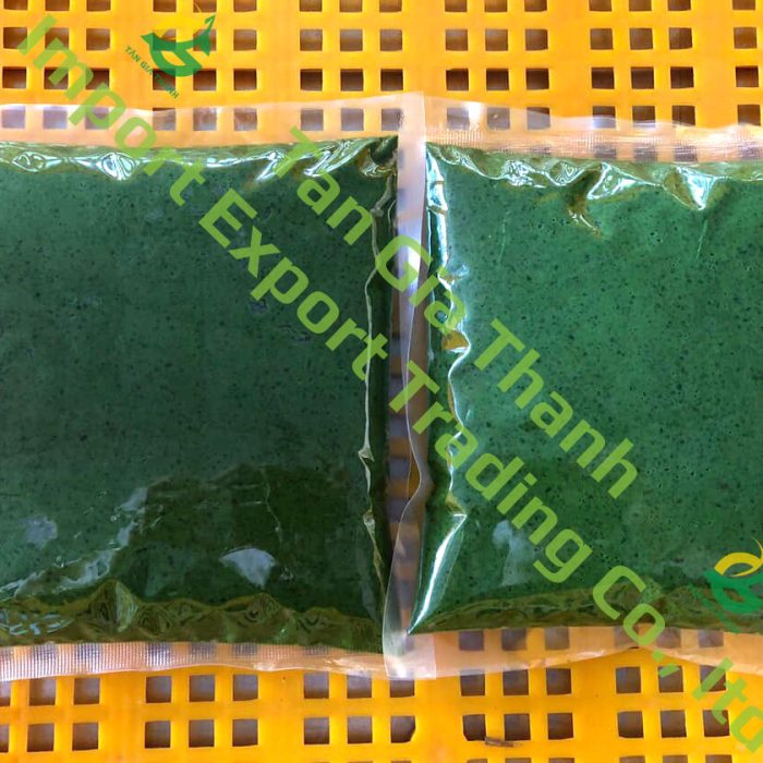 Frozen grated cassava leave in Vietnam