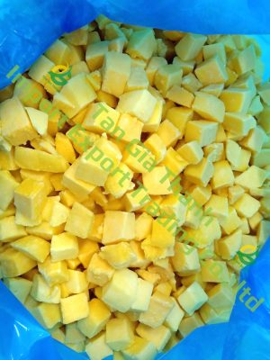Frozen mango cube