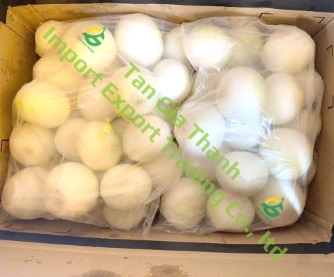 Frozen peeled yellow onion of Tan Gia Thanh