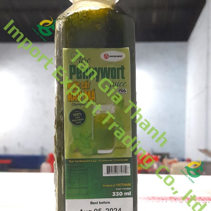 Frozen pennywort juice of Tan Gia Thanh