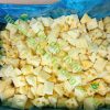 Frozen pineapple chunk