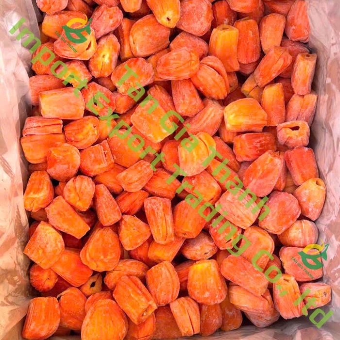 Frozen seedless red jack fruit