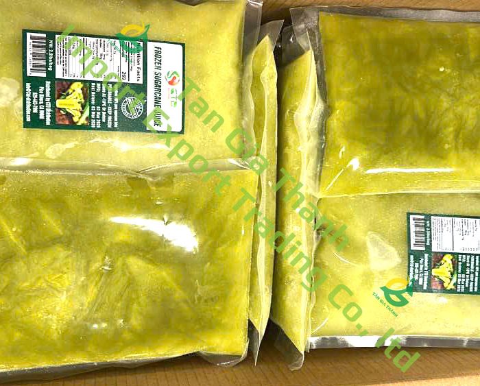 Frozen sugarcane juice of Tan Gia Thanh