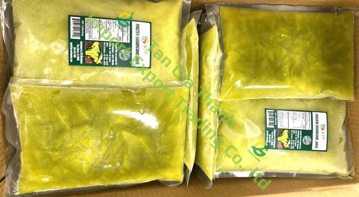 Frozen sugarcane juice of Tan Gia Thanh