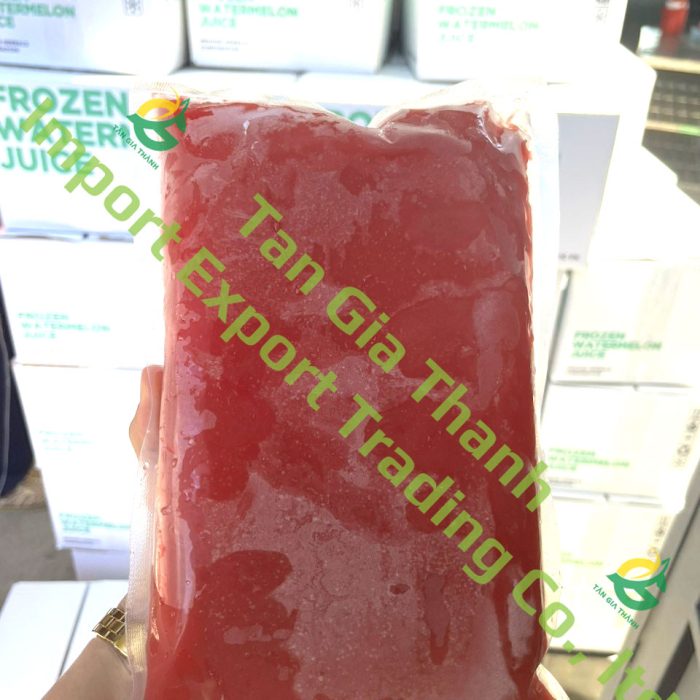 Frozen watermelon juice