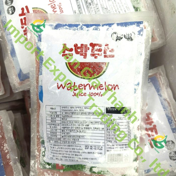 Frozen watermelon juice of Tan Gia Thanh