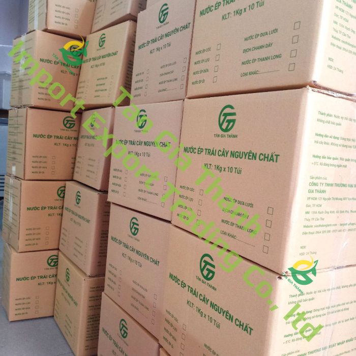 Tan Gia Thanh is a reliable supplier where to buy frozen ambarella juice in Vietnam