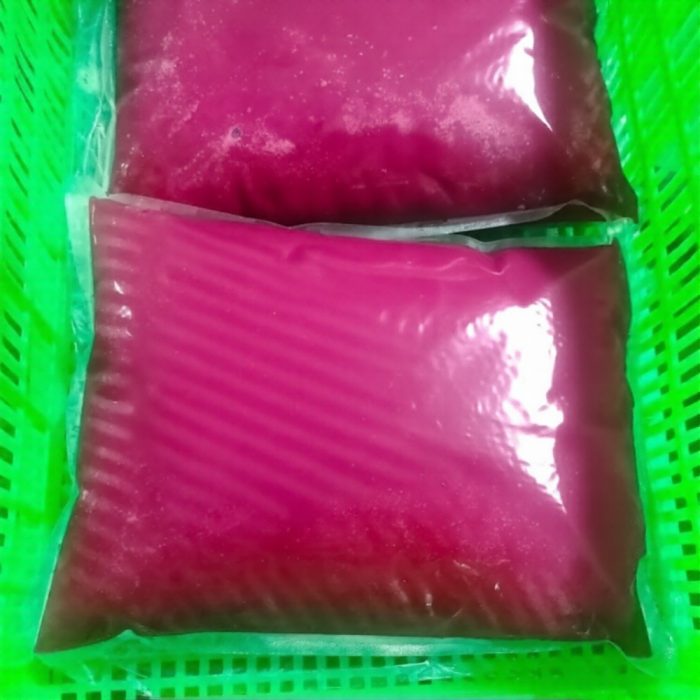 Frozen red dragon fruit juice