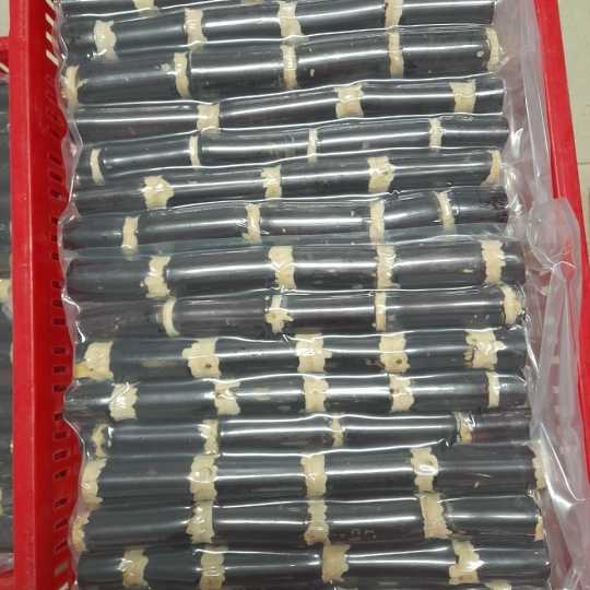 Frozen purple sugarcane