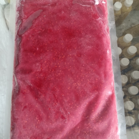 Frozen rasberry juice for export