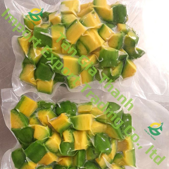 Frozen avocado cube of Tan Gia Thanh