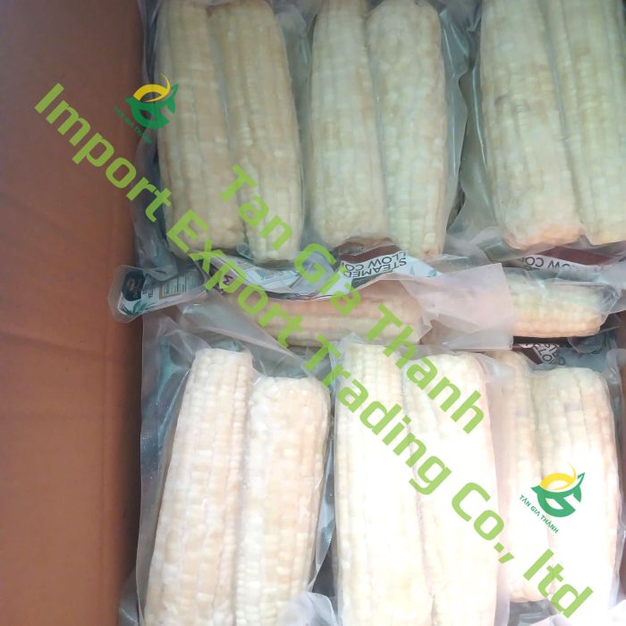 Frozen boiled waxy corn