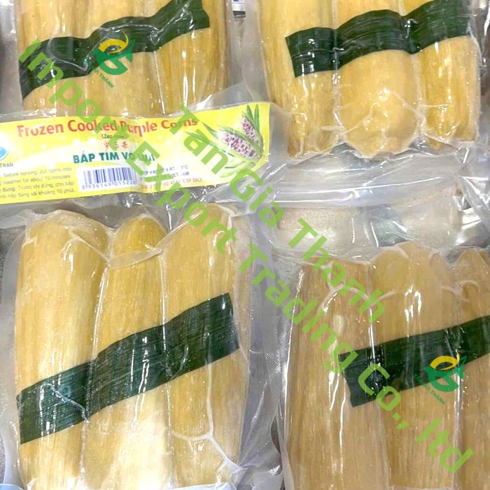 Frozen cooked corn