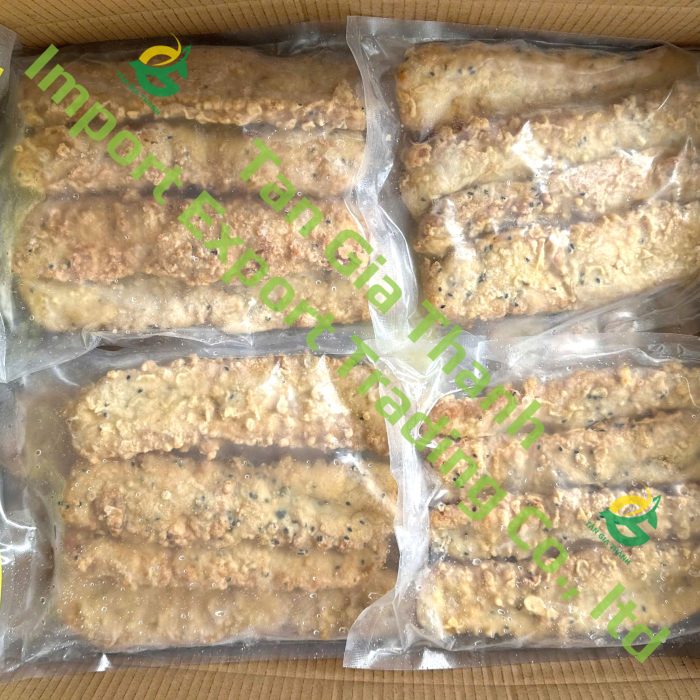 Frozen fried banana with sesame of Tan Gia Thanh