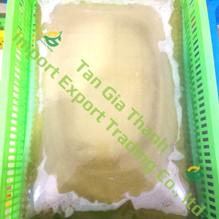 Frozen ginger juice