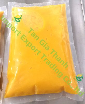 Frozen mango puree