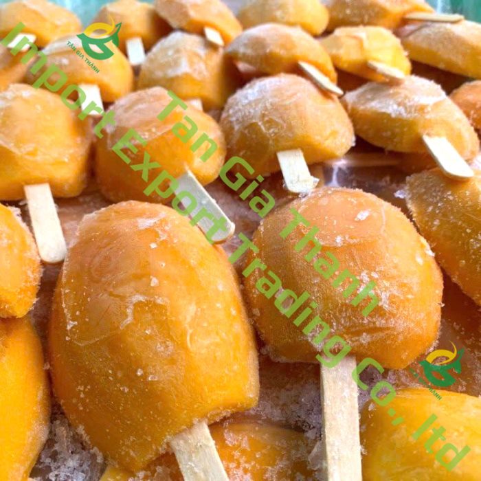 Frozen mango stick for export