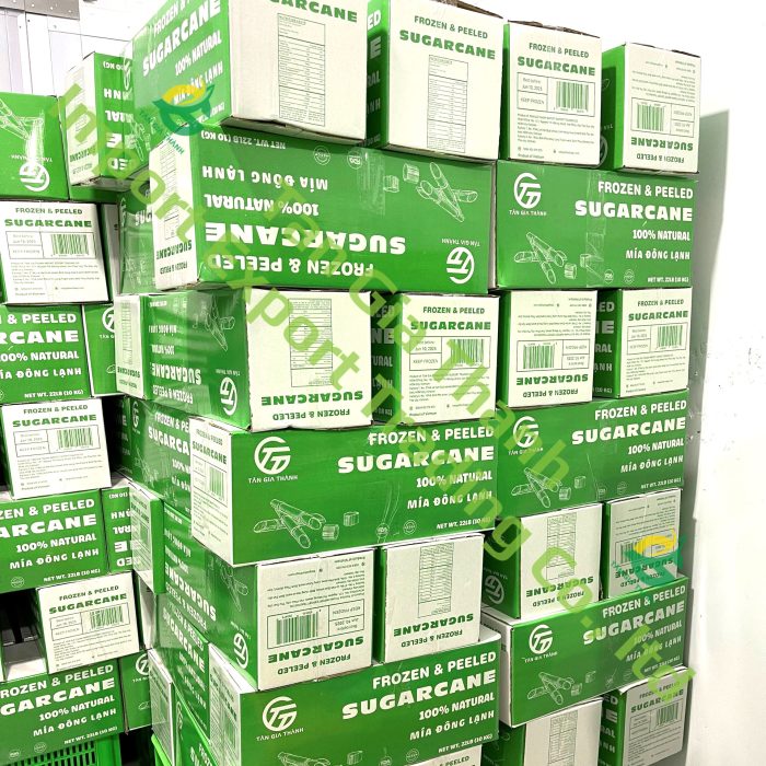 Frozen sugarcane boxes