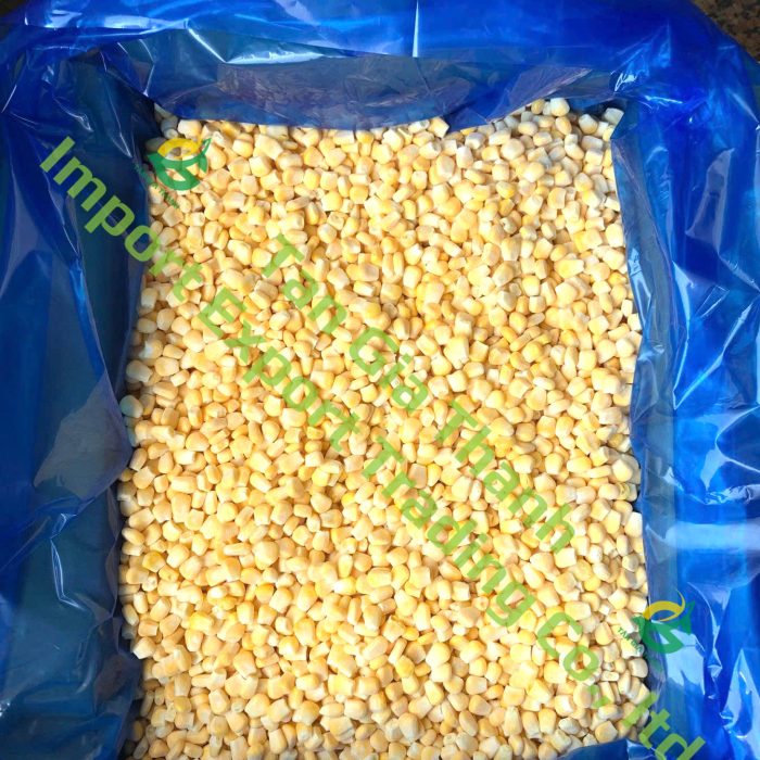 Frozen sweet corn grain of Tan Gia Thanh
