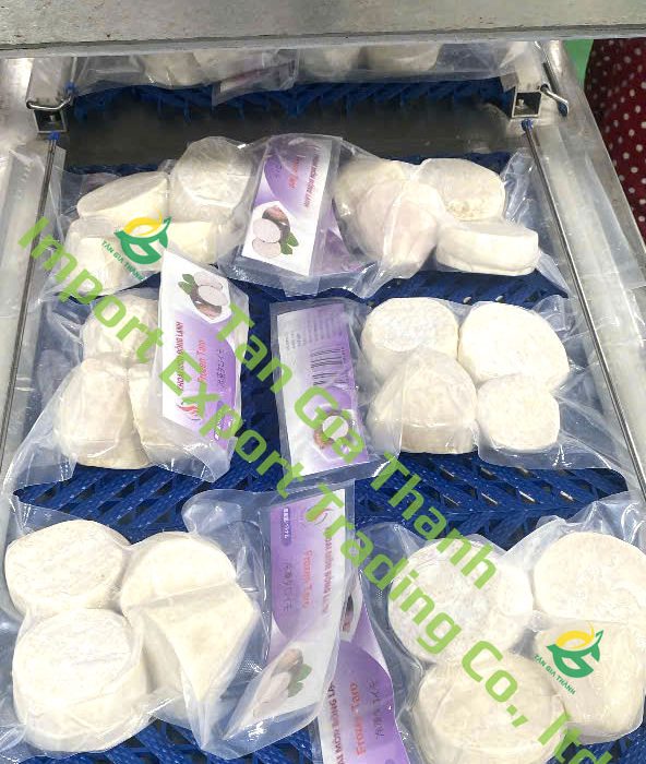 Frozen taro for export