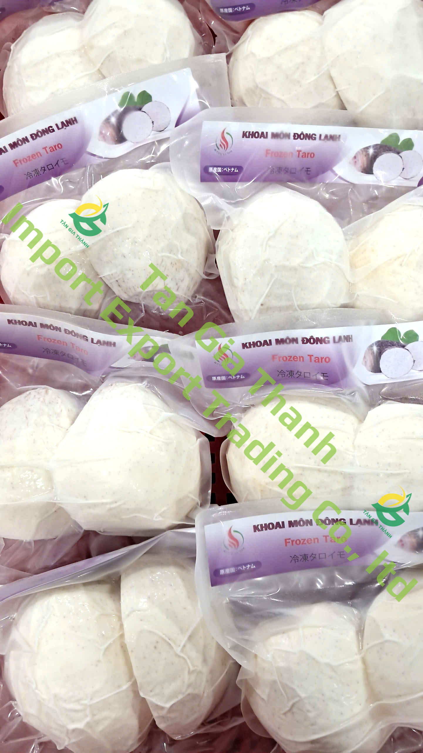 Frozen taro of Tan Gia Thanh Frozen taro of Tan Gia Thanh