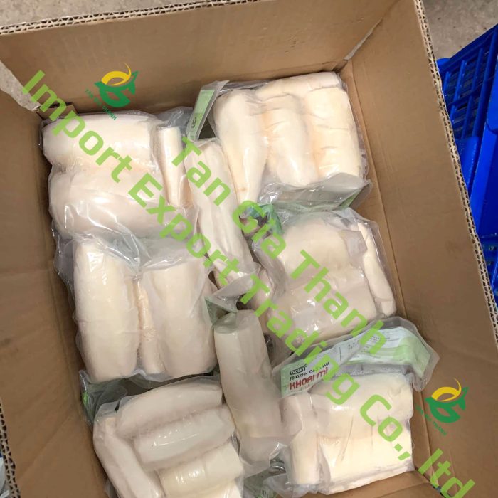 Frozen whole cassava in Vietnam
