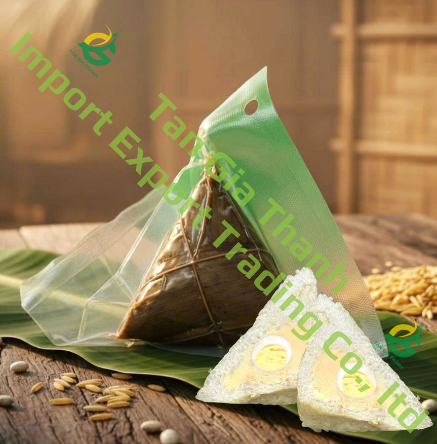 Vietnamese-sticky-rice-cake-with-mung-bean-and-quail-egg Vietnamese sticky rice cake with mung bean and quail egg