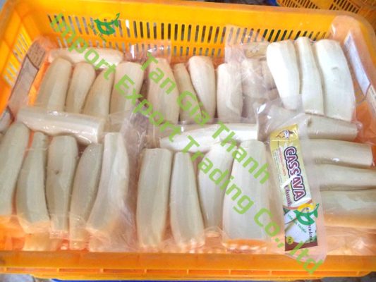 Frozen whole cassava of Tan Gia Thanh