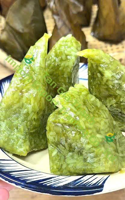 Frozen glutinous rice dumpling with panda Frozen glutinous rice dumpling with panda